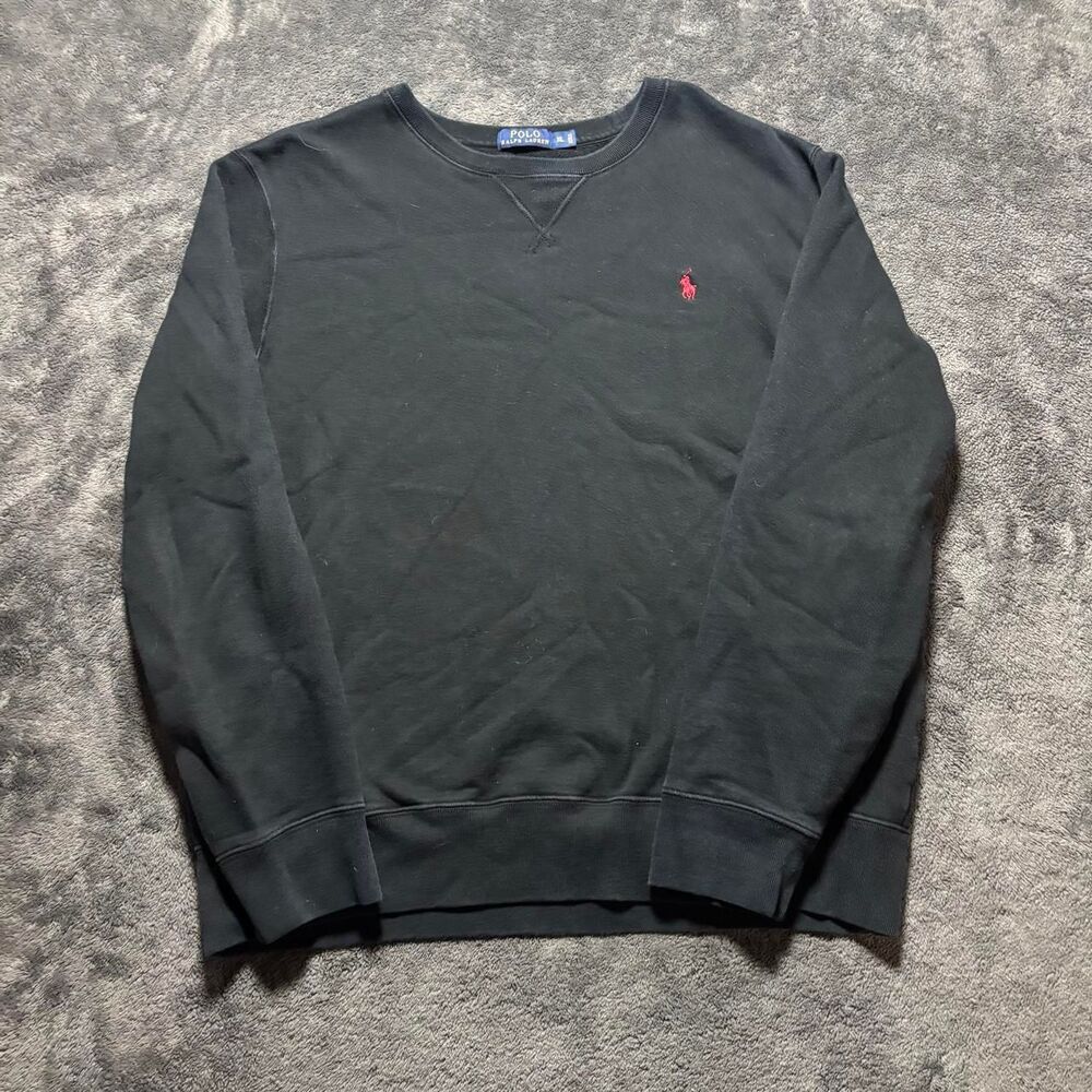 Polo Ralph Lauren Crewneck Sweatshirt Men’s XL Black Pullover